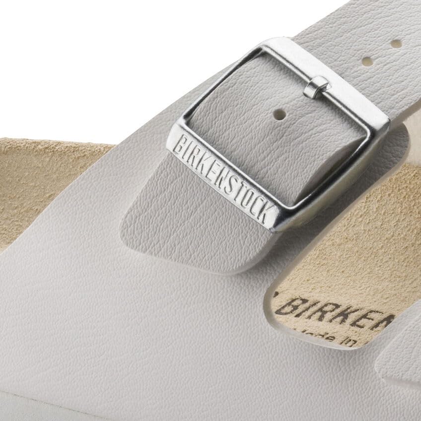 Birkenstock Women's Closed Shoes Sandal, White, 24.0 cm