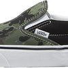 Vans - Unisex Classic Slip-On Shoes, Color Green/Multi, Size: 5.5 D(M) US Mens / 7 B(M) US Womens