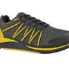 Drew Player Mens Slip Resistant Athletic Shoe, Black/Yellow Combo,11 Wide (2E)