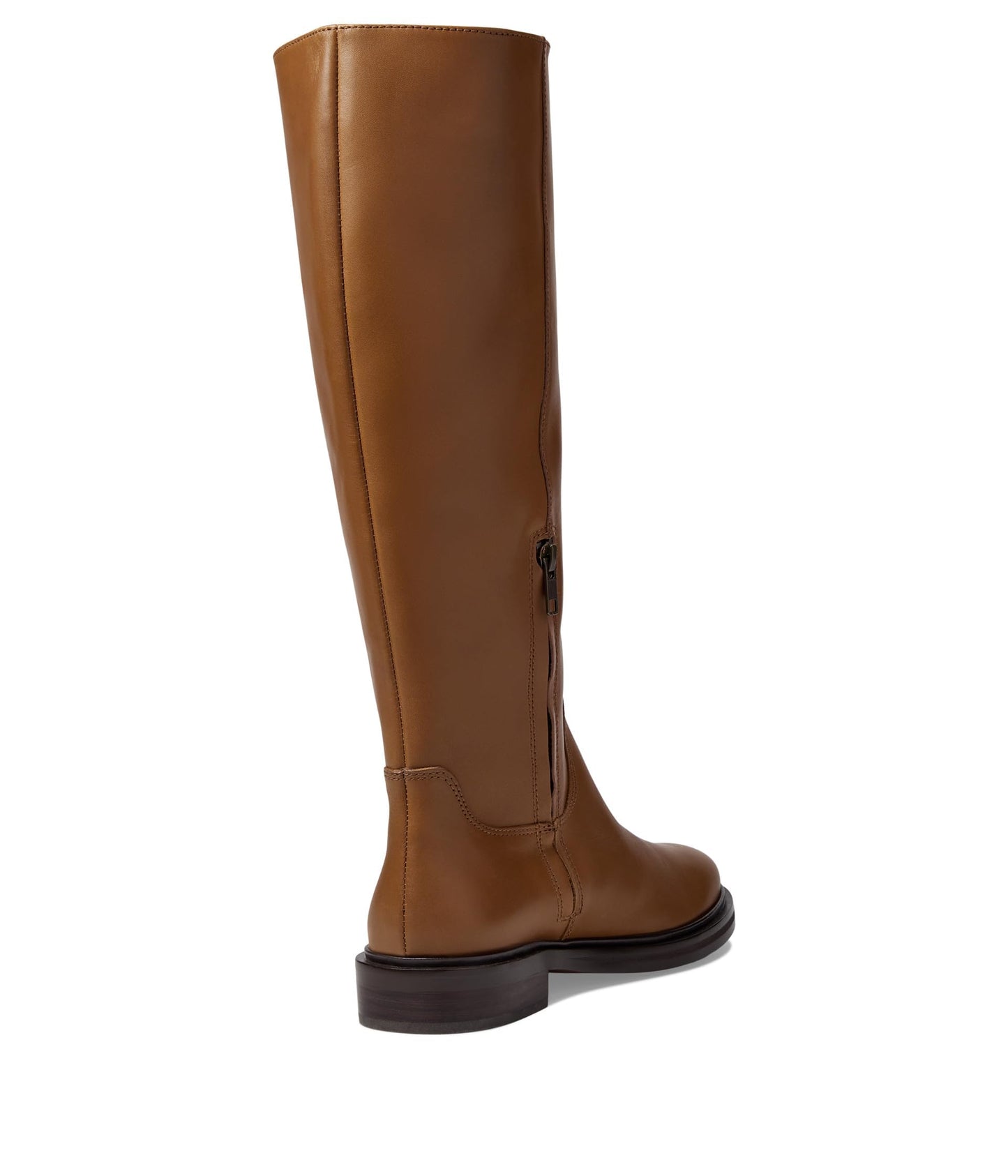 Madewell The Drumgold Boots for Women in Extended Calf - Inside Zipper Closure - Man-Made Outsole Sepia 5 M