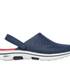 Skechers Men's Foamies Gowalk 5-Astonished Clog, Navy/Red, 10