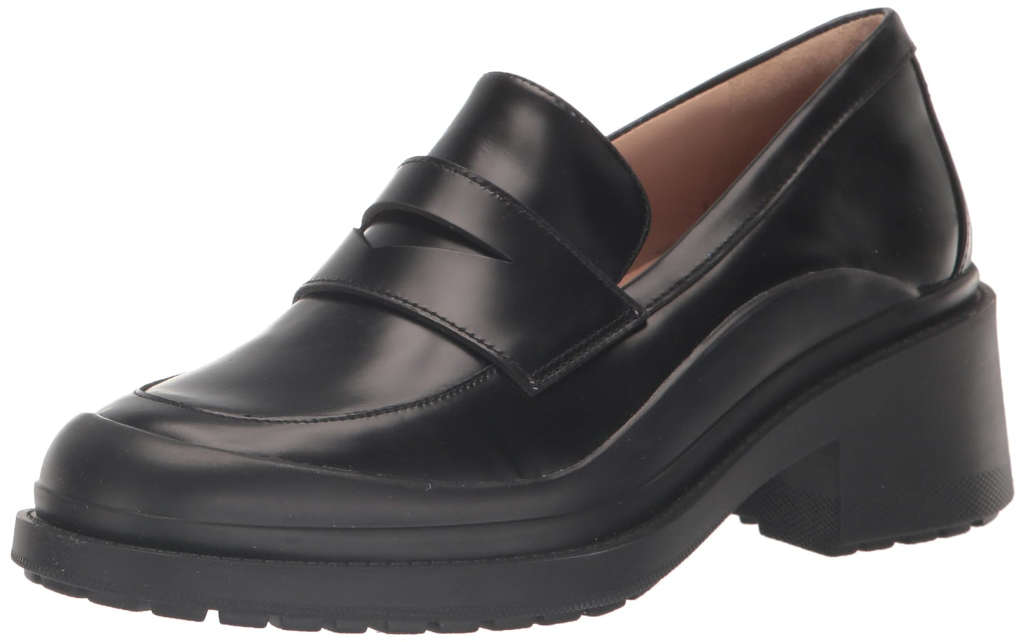 Cole Haan Women's Grand Ambition Westerly Loafer, Black Leather, 8.5 Wide