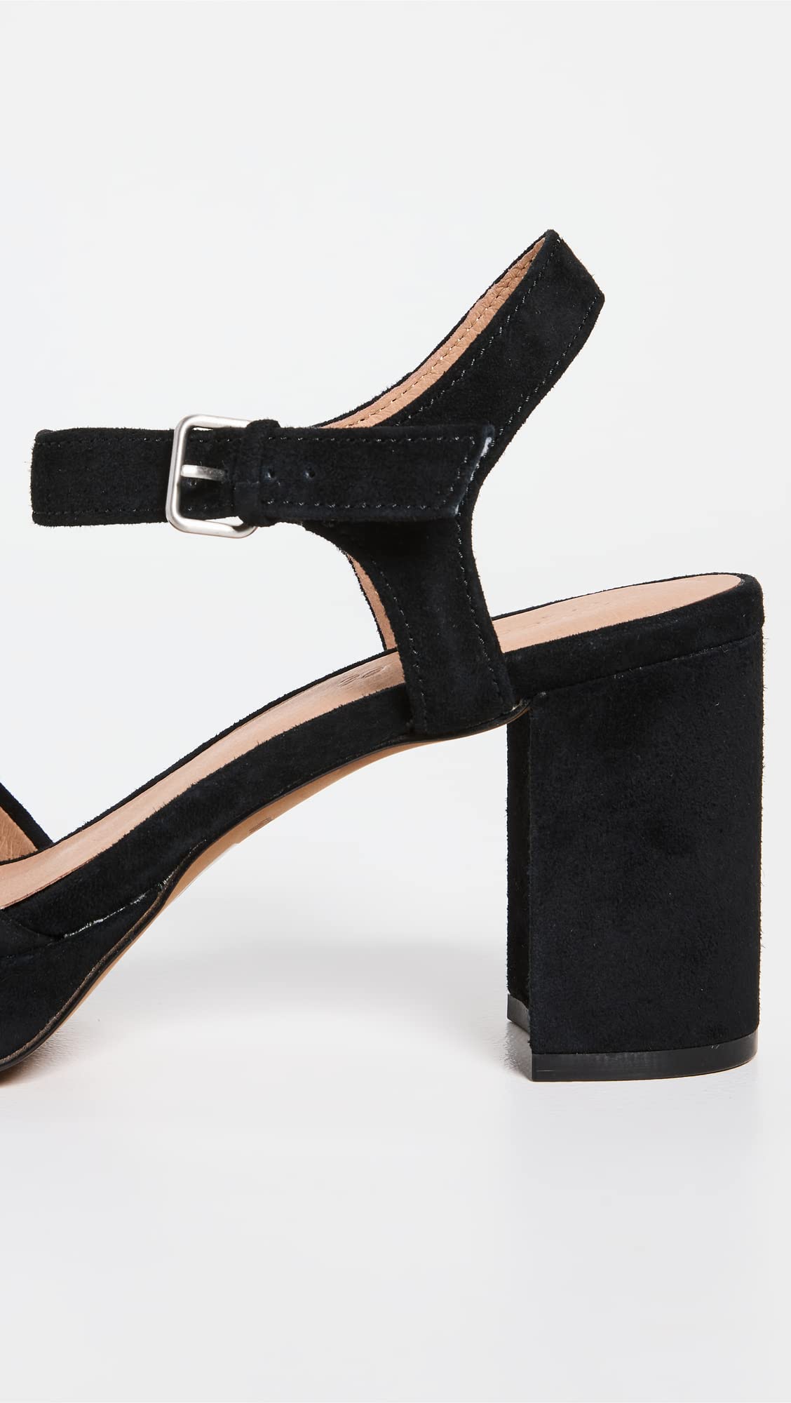 Madewell Women's Daphne Platform Heels, True Black, 9.5 Medium US