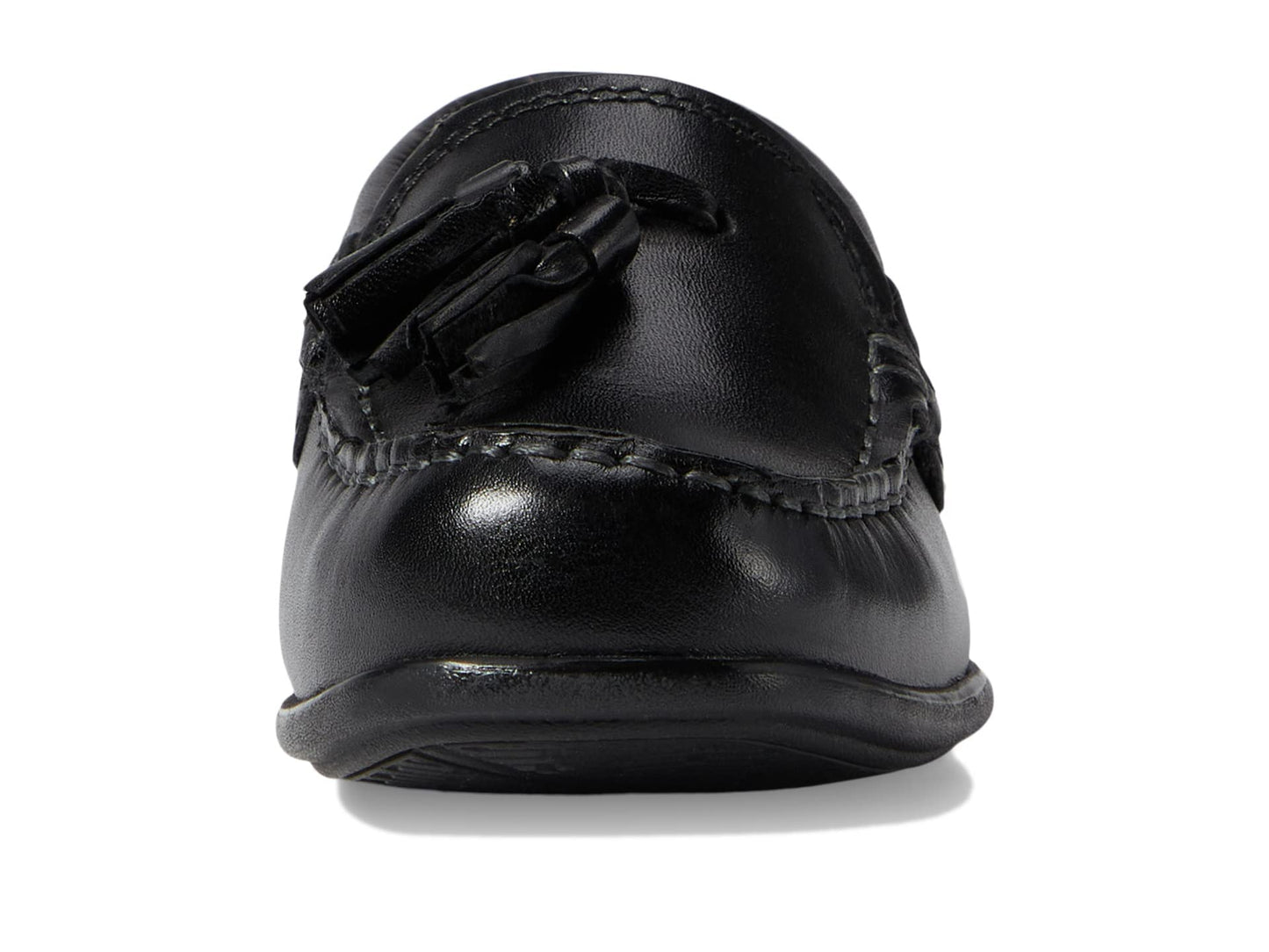 Florsheim Boy's Jasper Jr Moc Toe Drop Tassel (Toddler/Little Kid/Big Kid) Black 1.5 Medium