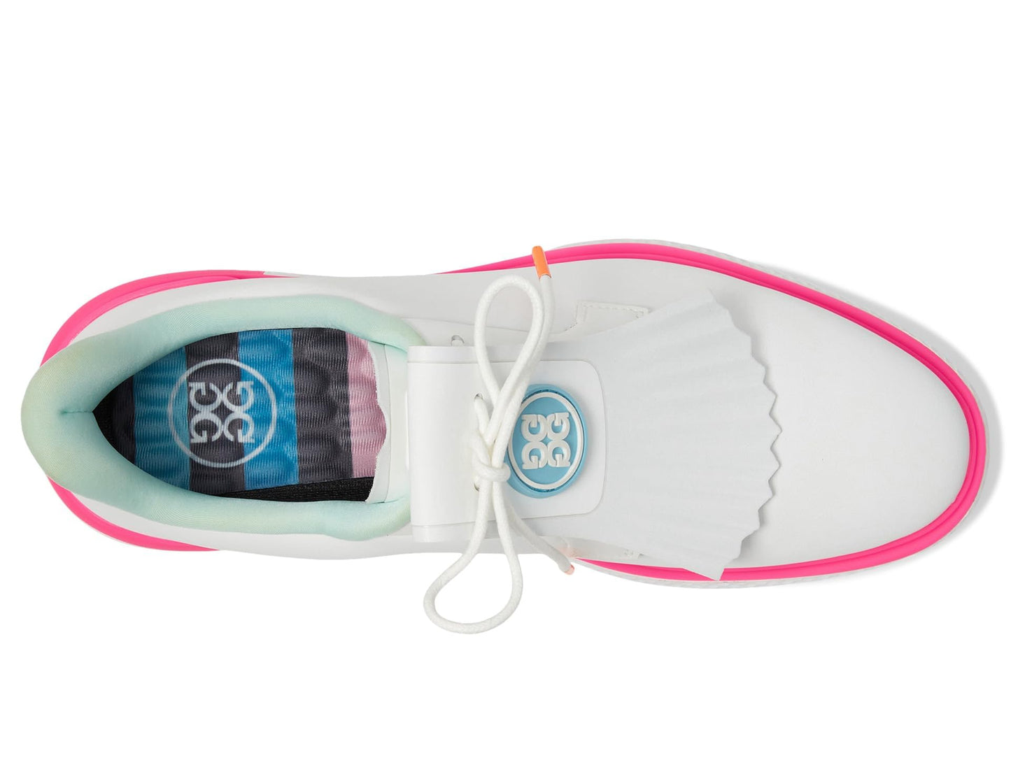 GFORE Women's Gallivan2r Golf Shoes, Snow/Multi, 7.5 Medium
