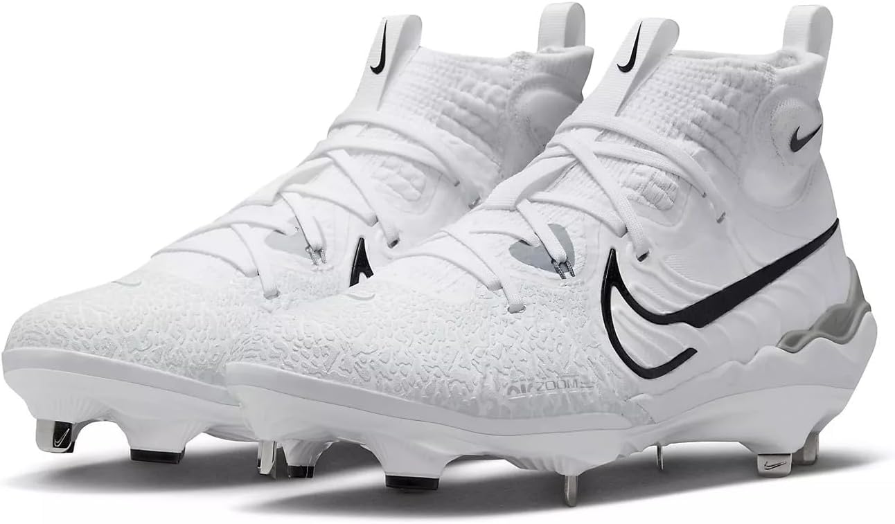 Nike Alpha Huarache NXT Men's Baseball Cleats White/Wolf Grey/Pure Platinum/Black Style: DJ6517-100 (us_Footwear_Size_System, Adult, Men, Numeric, Medium, Numeric_11_Point_5)