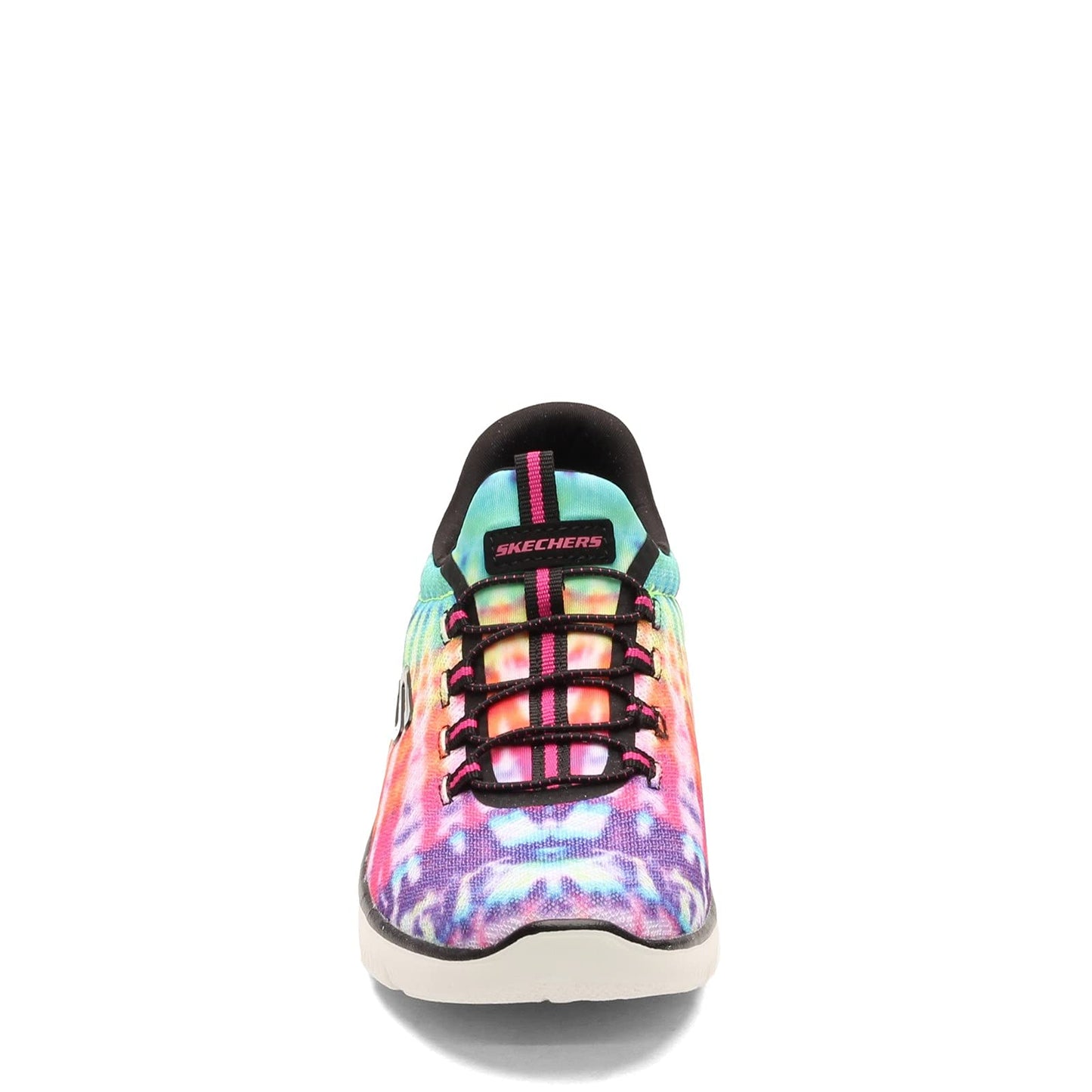 Skechers Women's Sneaker, Black Multi, 10