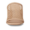 Stuart Weitzman Cayman 85 Block Slide Natural/Adobe 9 B