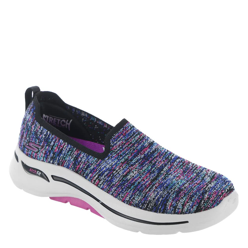 Skechers Performance Go Walk Arch Fit Slipon 124874 Womens Slip On 10 BM US BlackMulti