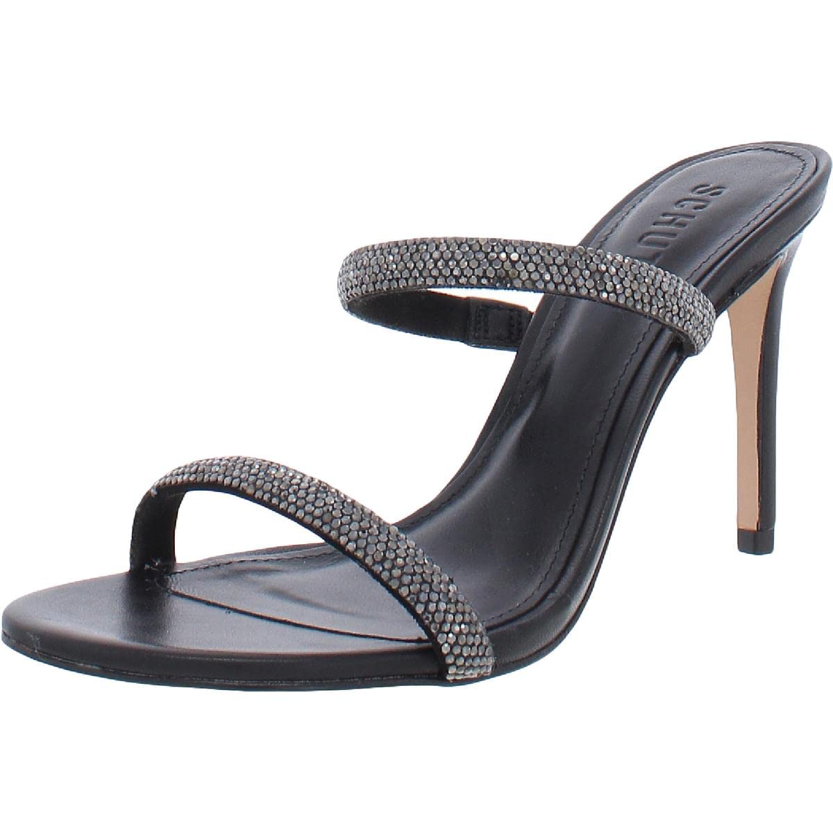 SCHUTZ Taliah Crystal Jet Hematite 6 M