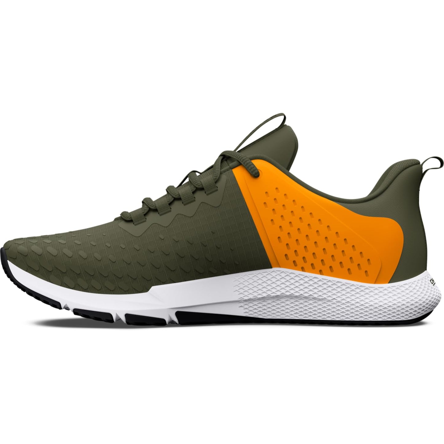 Under Armour Men's Charged Engage 2 Training Shoe, (301) Marine OD Green/Formula Orange/Black, 8.5, US