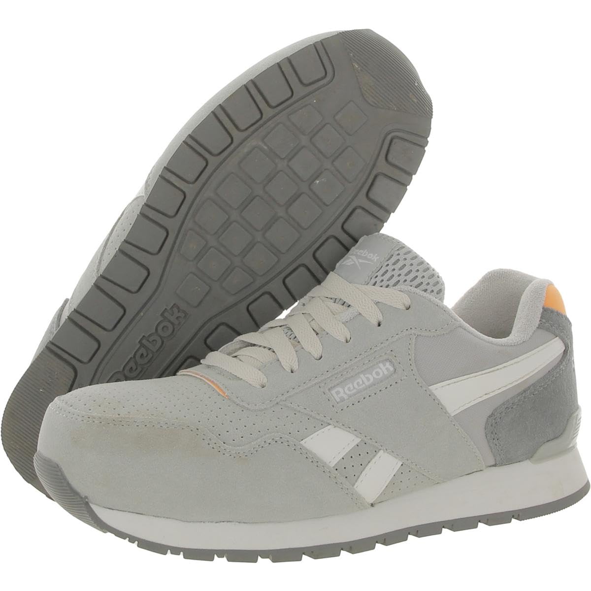 Reebok Work Women's Harman Work Sneaker - Sd10 Compo Grey/Orange - 10.5 Medium