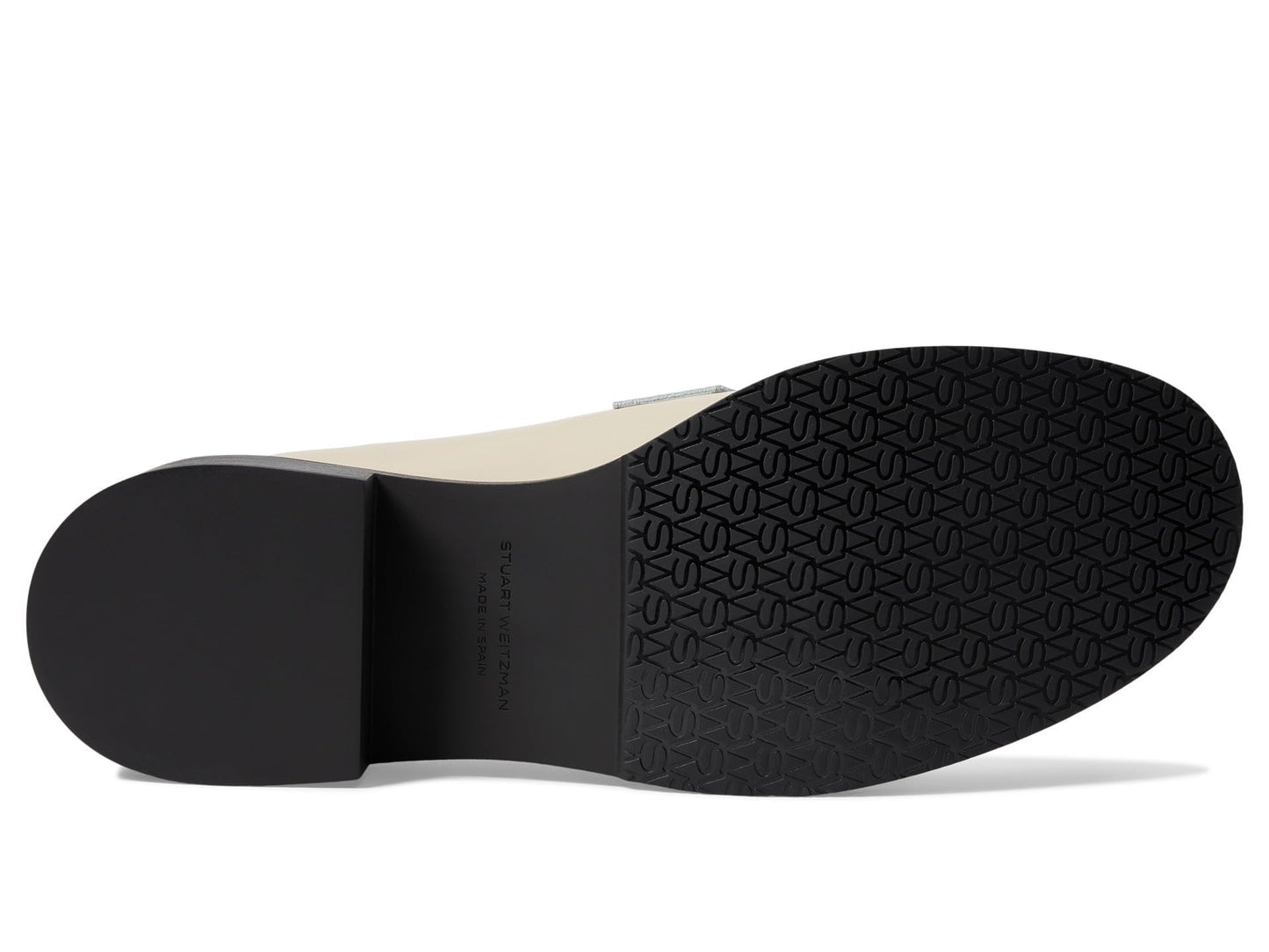 Stuart Weitzman Palmer Bold Loafer Dune/White 10 B