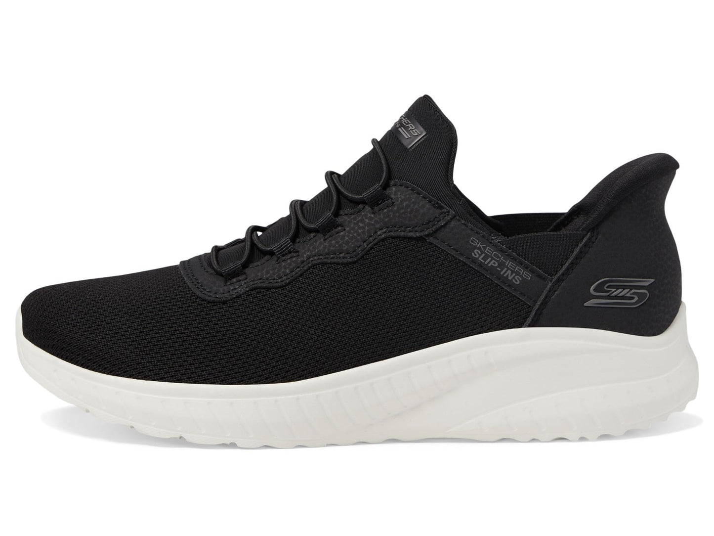 Skechers Hands Free Slip-ins Bobs Squad Chaos - in Colour Women's Trainers, Blk Black, 7 US
