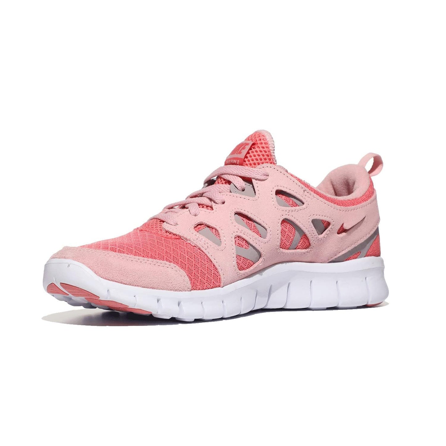 Nike Boy's Free Run 2 (Big Kid) Pink Salt/White/Pink Glaze/Light Violet Ore 7 Big Kid M