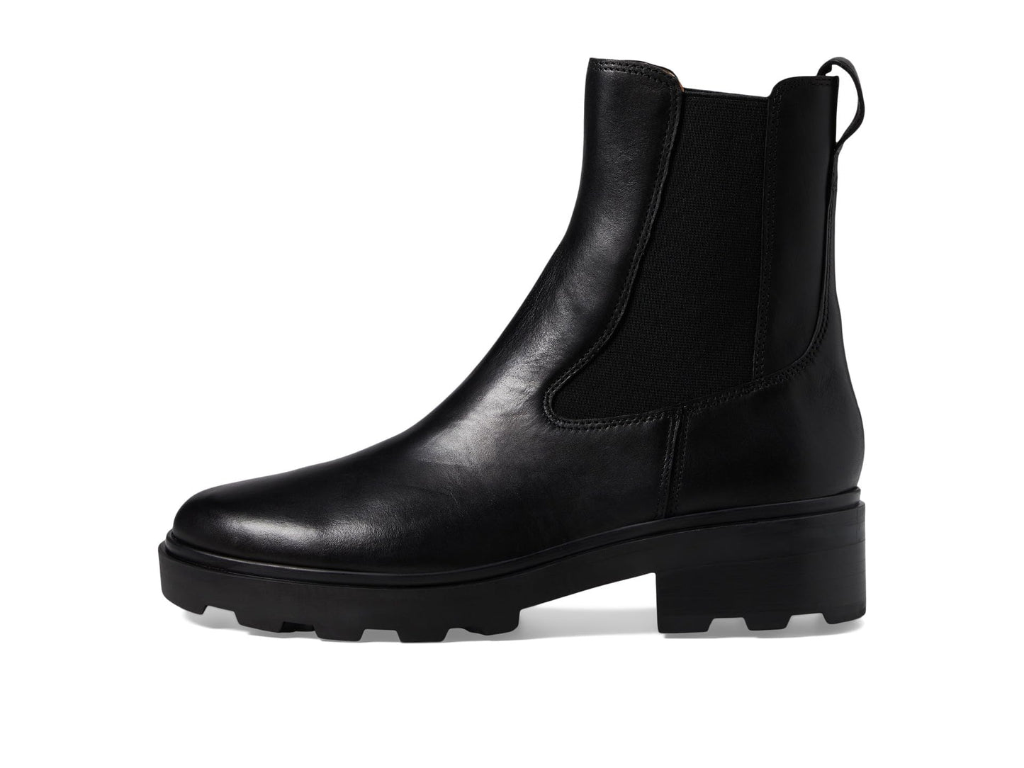 Madewell The Wyckoff Chelsea Lugsole Boot in Leather True Black 10.5 M