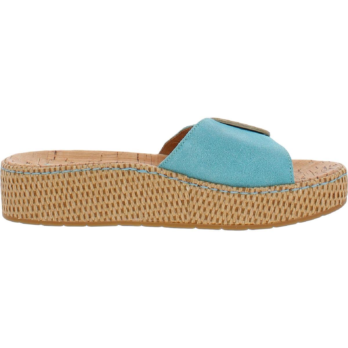 BORN Sloane Turquoise Distressed 7 M (B)
