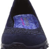 Skechers Sport Women's EZ Flex 2 Flighty Flat, Navy Blue, 7.5 M US