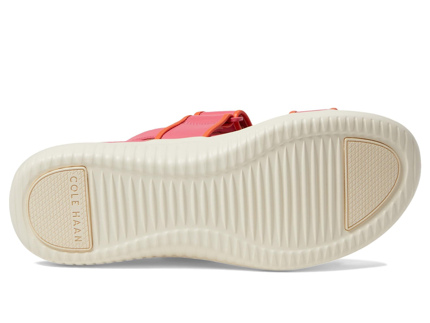 Cole Haan Women's Zerogrand Meritt Sandals Flat, Ivory/Oat/Ivory, 10 Wide