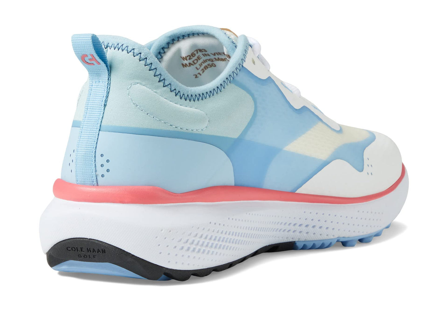 Cole Haan Zerogrand Fairway Optic White/Blue Bell/Sun Kissed Coral 6 B (M)