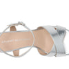 Stuart Weitzman Womens Dayna Platform 80 Silver 9.5 M