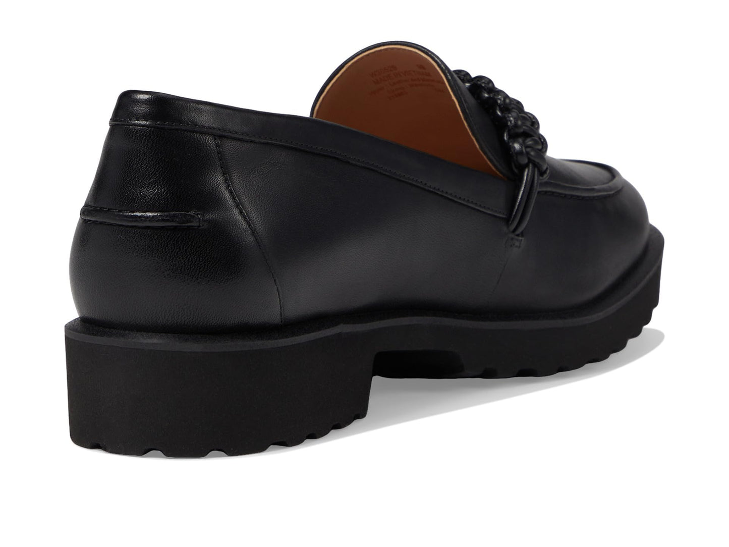 Cole Haan Womens Greta Loafers, Black Leather, 10 Medium