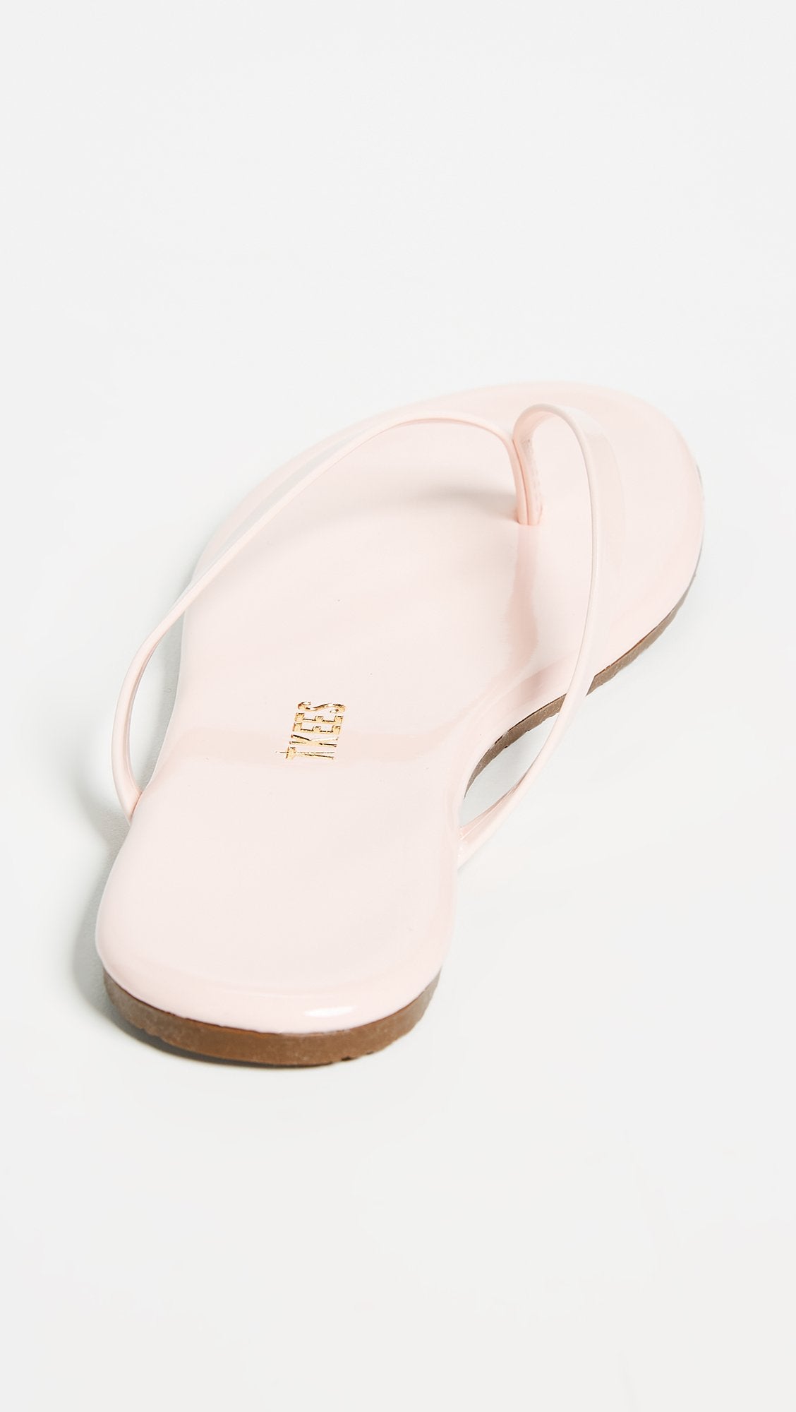 TKEES Women's Glosses Flip Flop, Whipped Cream, 6 B US