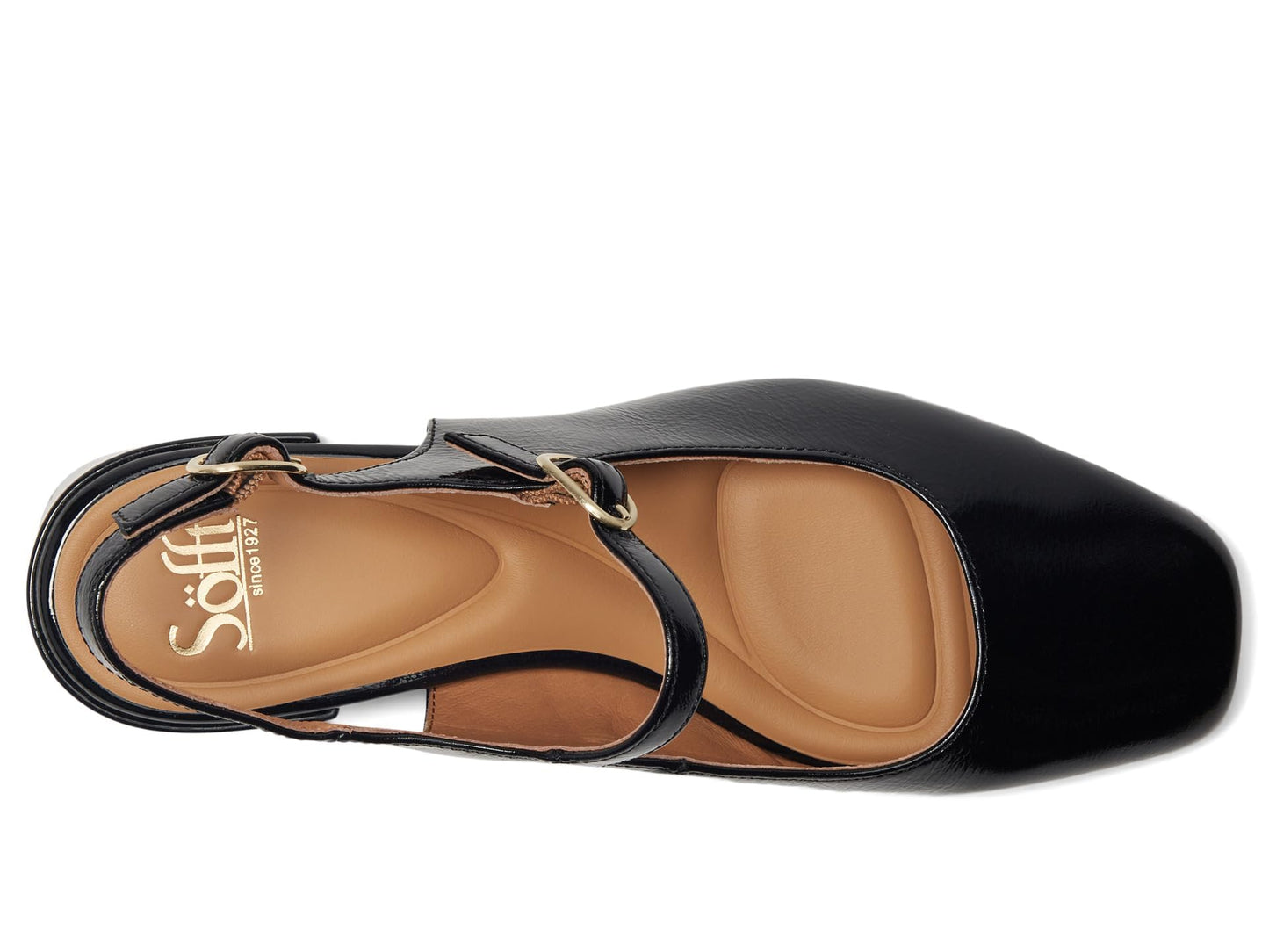Sofft Women's Leyla Black Patent 7 Medium