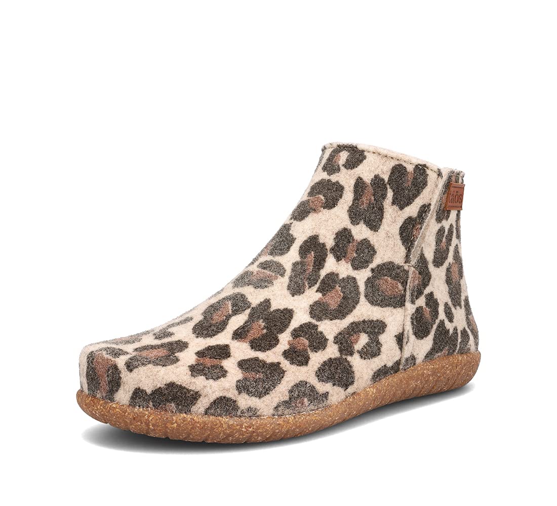 Taos Footwear Unisex Good Wool Stone Leopard Wool Boot 10-10.5 (M) US