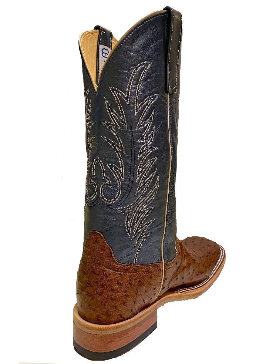 Anderson Bean Men's Cowboy Boots, Brown, 11 Wide