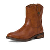 FRYE AND CO. Womens Kellie Button Short Cognac 7.5 Medium