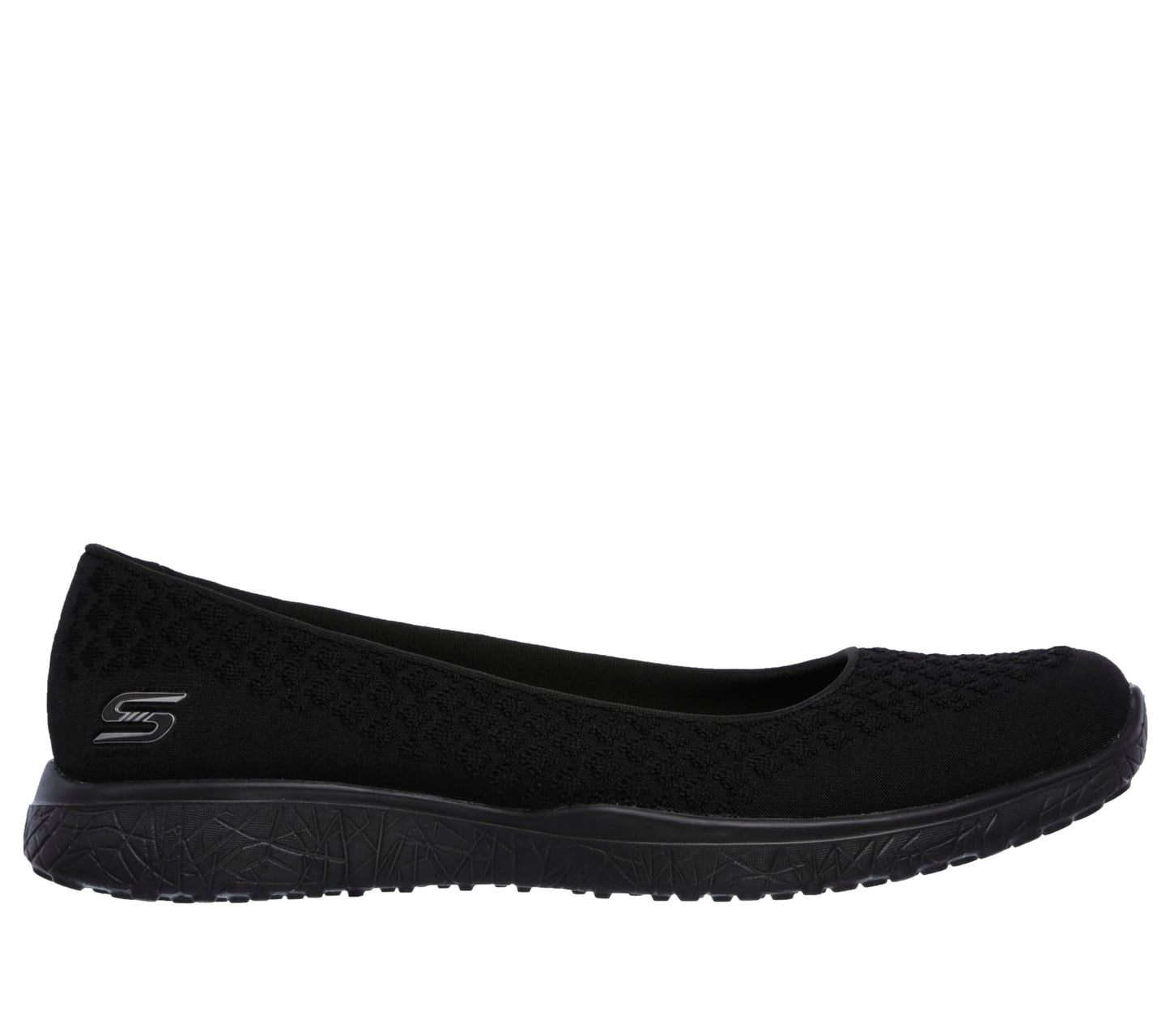 Skechers womens Microburst One Up Fashion Sneaker, Black, 6 US