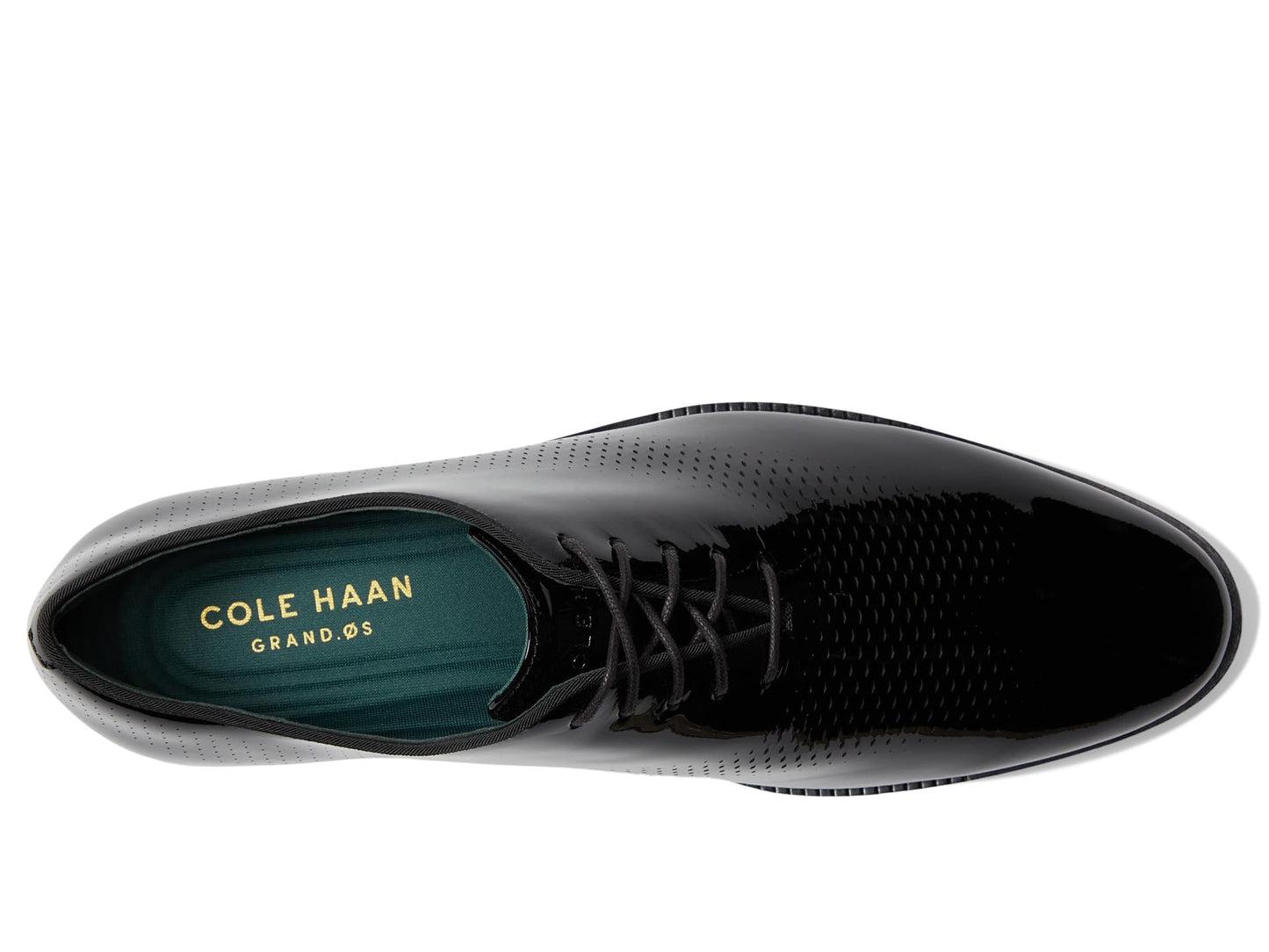 Cole Haan Washington Grand Laser Wing Oxford Black Patent 8 D (M)