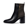 Michael Kors Regan Mid Bootie Black/Brown 9 M