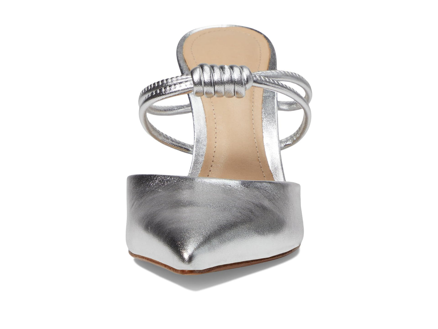 Schutz Women's Lela Mule, Prata, 10