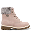 Lugz | Convoy Classic 6-inch Chukka Boots for Women | Faux Fur Lace Up Womens Fall Boots | Everyday Women Footwear, Soft Pink/Bone/Gum, 6 M