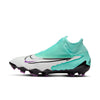 Nike Phantom GX Pro Firm-Ground High-Top Soccer Cleats (DD9465-300, Hyper Turquoise/Fuchsia Dream/White/Black) Size 6