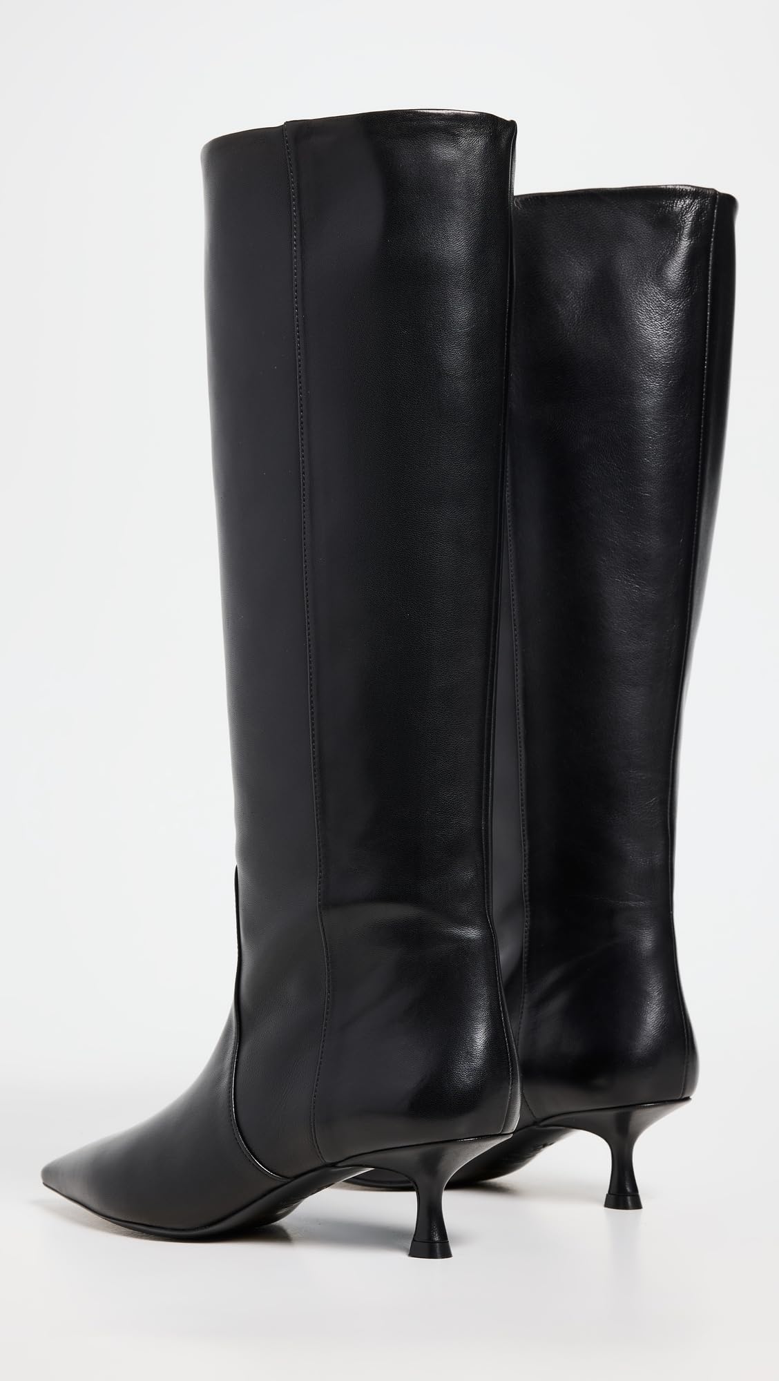 Stuart Weitzman Women's Naomi Boots 50mm, Black, 8.5 Medium US