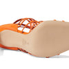 Schutz Women's Julianna Sandal, Flame Orange, 9