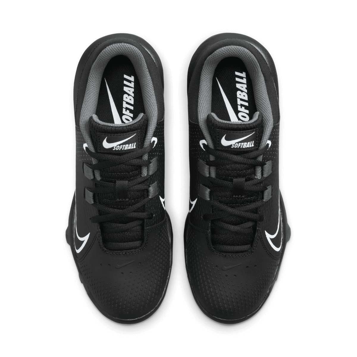Nike Women's Hyperdiamond 4 Pro Molded Softball Cleats Black | Gray Size 6 Medium