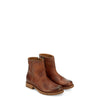 Frye Veronica Inside Zip Booties for Women Made from Premium Leather with Leather Lining, Goodyear Welt Construction, and Leather with Rubber Sole – 6” Shaft Height, Bronze - 5.5 M