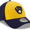 New Era Milwaukee Brewers Alt Logo Team Classic 39THIRTY Navy Stretch Fit Hat S-M