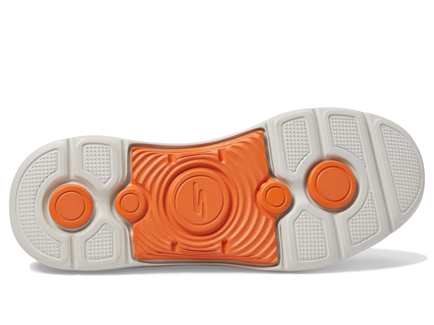 Skechers Men's Go Walk Arch Fit 2.0 Sneaker, Charcoal/Orange, 10