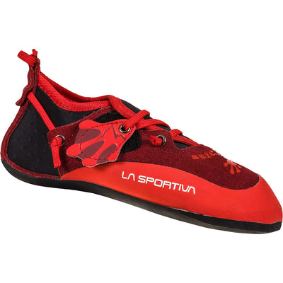 La Sportiva Stickit, Unisex Children's Climbing Shoes, Chili Poppy, 34 EU