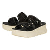 Hey Dude Delray Slide Classic - Sandals for Women - Textile and Synthetic Upper - Cotton Lining - EVA Outsole Black 8 M