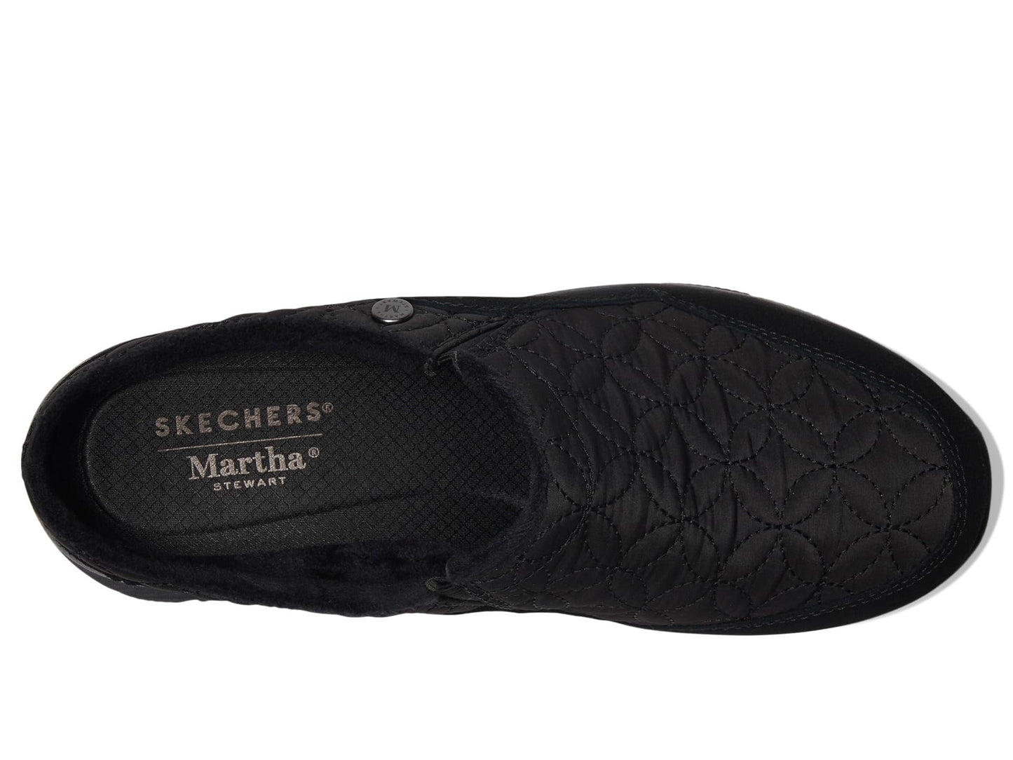 Skechers Womens Martha Stewart - Easy Going - Puffer Road Black/Black 9.5 Medium