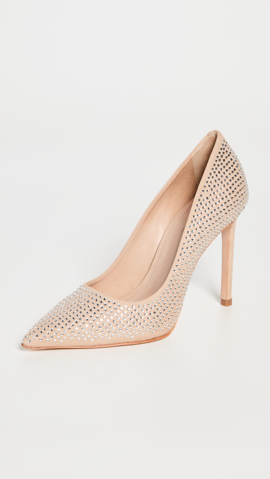 SCHUTZ Women's Sybil Pumps, Light Nude, Tan, Clear, 6.5 Medium US