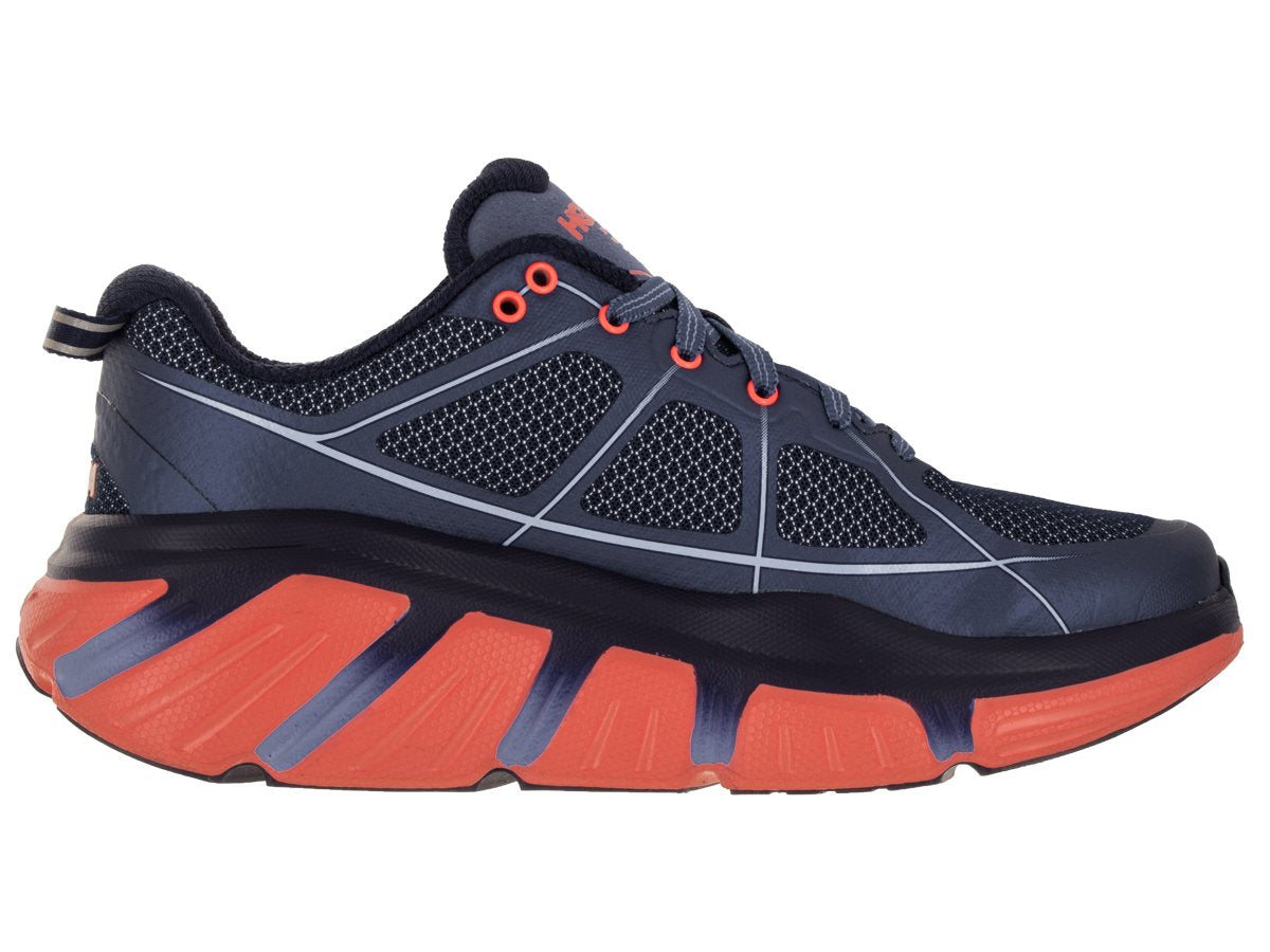 Hoka One One Infinite Running Sneaker Shoe - Coastal Fjord/Neaon CoraL - Womens - 9