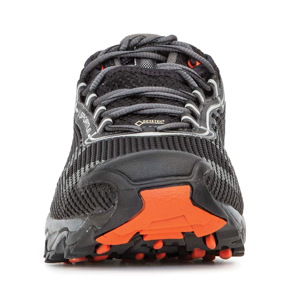 La Sportiva Mens Wildcat 2.0 GTX Trail Running Shoes, Black/Blue, 8.5-9