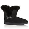 Avenue Womens Plus Size Pippa Hug Fashion Boot, Black, 7 Wide US